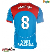 Camiseta Atletico Madrid Pablo Barrios #8 Tercera Equipación para mujer 2025-26 manga corta